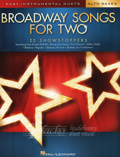 Broadway Songs for Two Alto Saxes